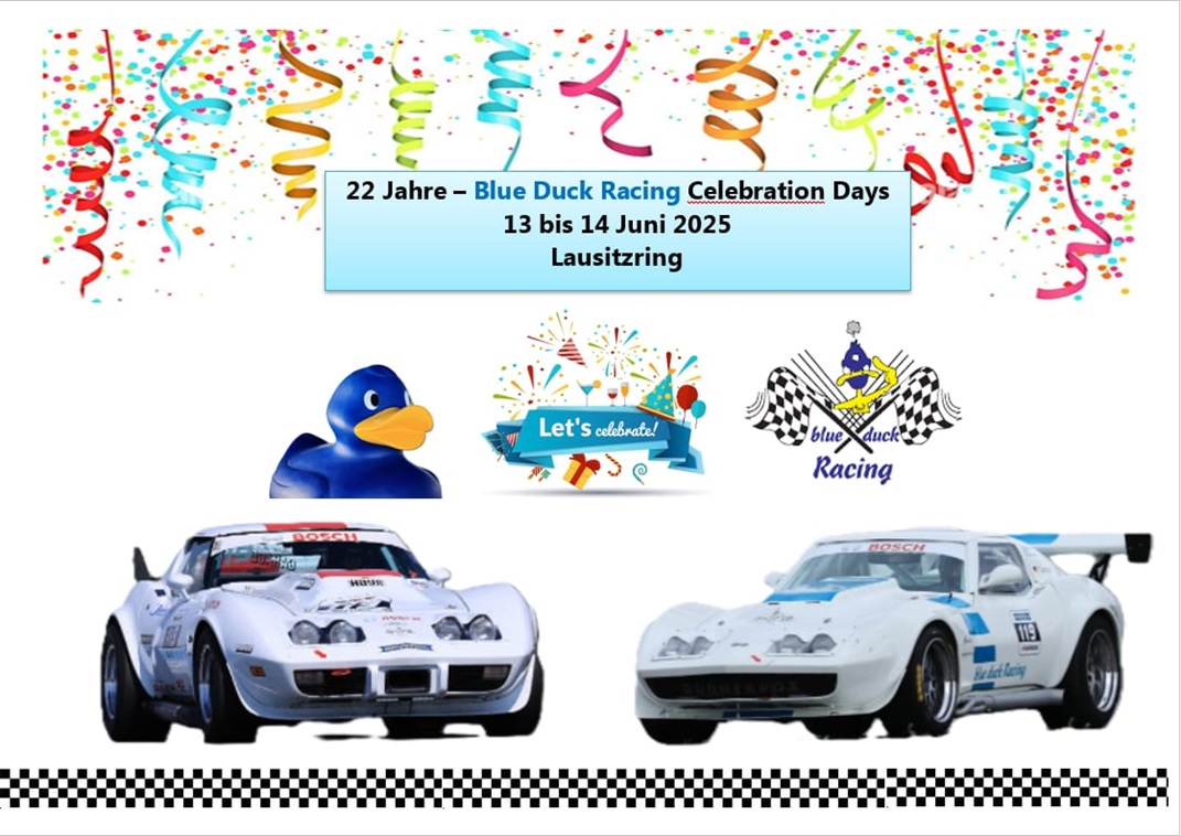 Celebration blueduckracing